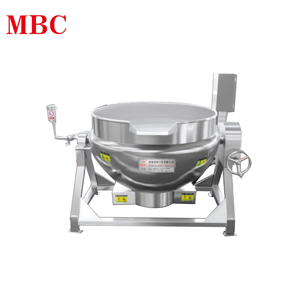 Tilting Electric Heat Conduction Oil Cooking Jacketed Kettle